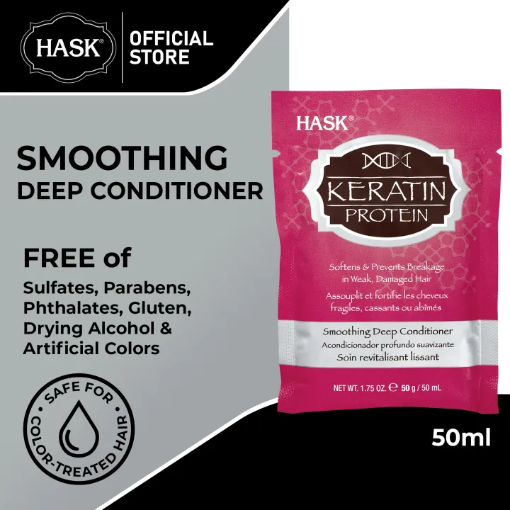 Hask Keratin Protein Smoothing Deep Conditioner Packet 1.75 OZ. (50 g