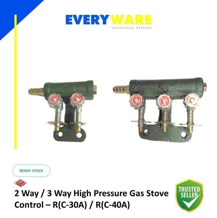 2 Way / 3 Way High Pressure Gas Stove Control R(C30A) / R(C40A