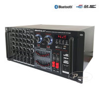 เครื่องขยายเสียงกลางแจ้ง เพาเวอร์มิกเซอร์ (แอมป์หน้ามิกซ์) power amplifier 800W (RMS) มีบลูทูธ USB SD Card FM รุ่น AV-3356