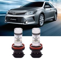 2PC 6000K โปรเจคเตอร์ LED 100W ไฟตัดหมอกหลอดไฟสำหรับ Toyota Camry 2007-2014อุปกรณ์เสริม