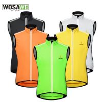 WOSAWE Cycling Vest Men Waistcoat Reflective Clothing Windcoat Breathable Bike Jacket Bicycle Cycle Sleeveless Jerseys 5 COLORS