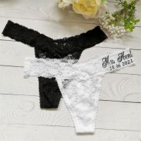 （A So Cute） ส่วนบุคคลชื่อนางแต่งงาน BridalThong CustomizeWeddingUnderwear ผู้หญิงเซ็กซี่กางเกง FemaleLingerie