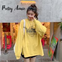 Pretty Annie สื้อกันหนาว เสื้อแขนยาวผญ เสื้อเเขนยาว สไตล์เกาหลี ใหม่ กราฟฟิตี้ เสื้อแขนยาวฮูด เสื้อกันหนาวมีฮู้ด 2023 ใหม่  WWY2390VQE 37Z230913