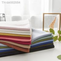 ㍿♗ Plain Bamboo Cotton Fabric By The Meter Per for Skirt Dress Clothing Sewing Breathable Textile Comfortable Soft Cloth Summer Diy