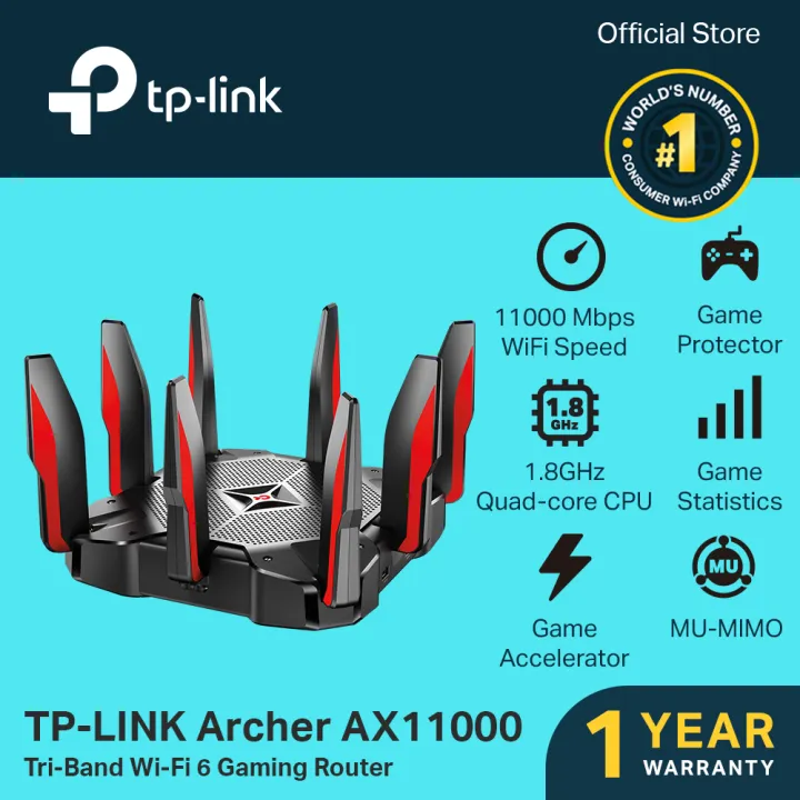 4周年記念イベントが TP-Link ティーピーリンク  Wi-Fi 6対応 トライバンド無線LANルーター 4804 4804 1148 Archer AX11000