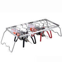 CAMPINGMOON Stainless Steel Outdoor Camping Barbecue Grill Folding Garden Rack Portable Furnace Bracket Family Cooking Tool