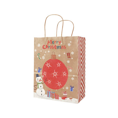 332721cm Christmas Gift Bags Santa Xmas Tree New Year Party Present Candy Packaging Paper Bag Holiday Christmas Wrapper Pouch