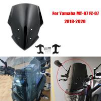 สำหรับยามาฮ่า MT-07 FZ-07 MT 07 FZ 07 2018-2020กระจกรถจักรยานยนต์กระจกบังลม MT07 FZ07ตกแต่งที่เบนทางลม