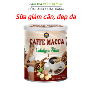 Sữa caffe macca collagen slim giúp ăn kiêng giảm cân, đẹp da
