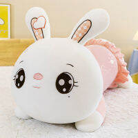 Lying Rabbit Plush Toy Long Sleeping Pillow Ragdoll Bed Super Soft Little White Rabbit Doll Girl Gift