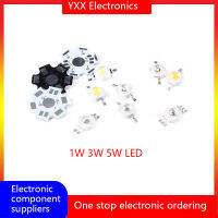 โคมไฟลูกปัด LED แบบ SMD กำลังสูง1W, 3W, 5W การปล่อยแสงสีขาวอุณหภูมิ3000-15000K แบบใหม่10ชิ้น