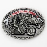 Motorcycle Locomotive Belt Buckle Handmade Homemade Belt Accessories Waistband DIY Western Cowboy Heavy Metal Rock Punk K47