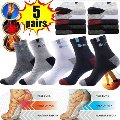 【jw】◆  5 Business Men Socks Breathable Cotton Deodorant  Plantar Fasciitis