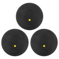 3Pcs Squash Ball Low Speed Sports Rubber Balls Professional Player Competition Squash