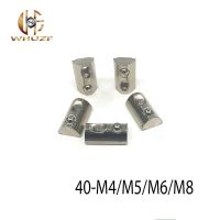 30pcs T Spring nut 40-M4/M5/M6/M8 plate with nickel  Ball Block 4040 Serie Aluminum Profile Slot 8 CNC Part Hand Tool Parts Accessories