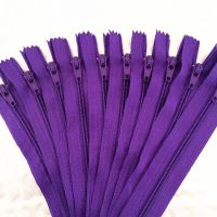 10pcs 20cm (8 Inch) Purple Nylon Coil Zippers Tailor Sewer Craft Crafters &amp;FGDQRS Door Hardware Locks Fabric Material