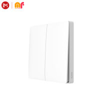 Aqara Smart Wireless Wall Switch- Zigbee สวิตช์ 2 ตัว ติดผนัง ไม่ต้องเดินสายไฟ สวิตช์ไร้สาย สวิตช์อัจฉริยะ ทำงานร่วมกับแอพ mihome + Apple Homekit