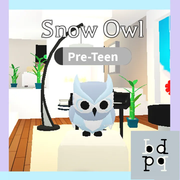 Snow Owl FR/NFR Adopt Me Pets [NO COD] Lazada PH