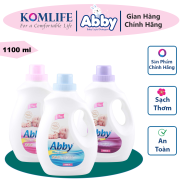 Nước giặt xả mẹ và bé 1100 ml ABBY an toàn, làm mềm vải, hương thơm dịu nhẹ