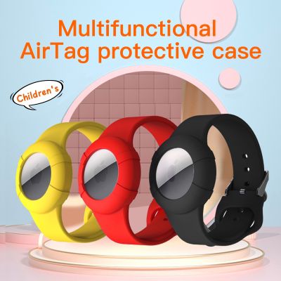✱▨✓ Dla Apple Airtags dzieci paski na nadgarstki silikonowe etui Air tag akcesoria Protector Tracker rękaw ochronny dla Airtag Watchband