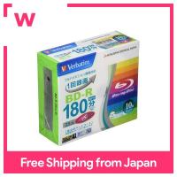 Verbatim Mitsubishi Chemical Media Verbatim VBR130RP10V1 BD-R สำหรับ1-การบันทึกเวลา (1ชั้นหนึ่งด้าน/ความเร็ว1-6x/10แผ่น) สีขาว