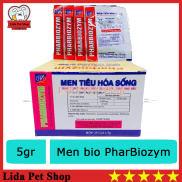 HN- Men bio PharBiozym- 5gr men tiêu hoá dùng cho chó mèo biếng ăn