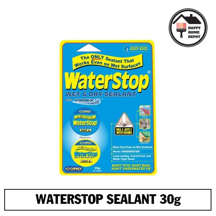 WATERSTOP SEALANT (WET DRY) 30g Lazada PH