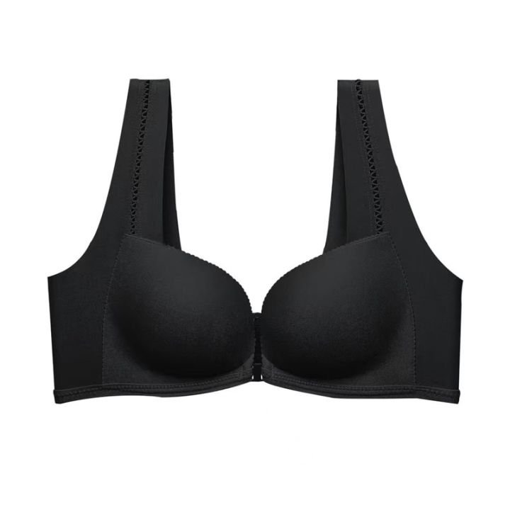 Front Button Seamless Underwear Womens Small Breasts Gathered To Lift The Breasts To Prevent Sagging Adjustable Bra