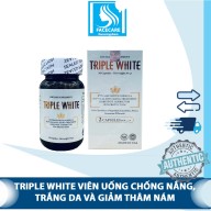 Viên Uống Triple White - Viên Uống Trắng Da Chống Nắng Giảm Thâm Nám (Hộp 50 Viên) thumbnail