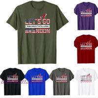 Lets Go On Conservative Us Flag T-Shirt Print Men And Short-Sleeved Tee Clothing