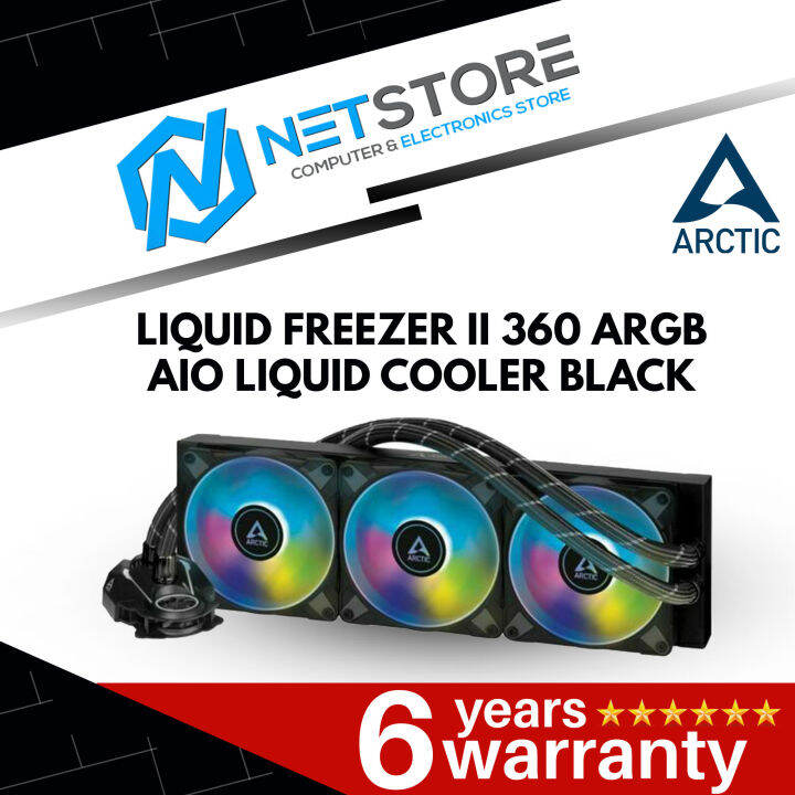 ARCTIC LIQUID FREEZER II 360 ARGB AIO LIQUID COOLER BLACK - ACFRE00101A ...