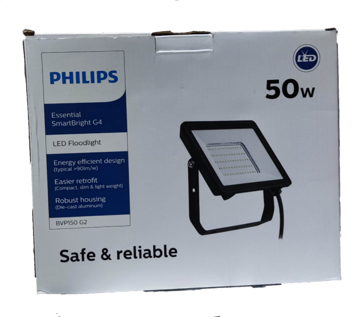 50w Led Floodlight 220v 6500k Cool White Philips Bvp150g2 50w Led