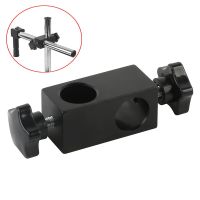 25MM Cross Bracket Bearing Column Tube Fixing Connecting Piece Bracket Clamp For Stereo Microscope Single Arm Rotating