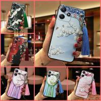 TPU bell Phone Case For Redmi Note12R Waterproof Durable protective Silicone Anti-knock Soft case Chinese Style tassel