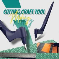 【YF】 Craft Cutting Tools 360 Rotating Blade Paper-Cutter 3 Carving Blades Pen Art Wear-Resisting