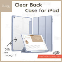 เคส สำหรับ ไอแพด ใส clear case for ipad ราง ปากกา กันกระแทก กันงอ ซิลิโคน รอบตัว นิ่ม gen6 gen7 pro 11 12 mini 9.7 10.2 10.5