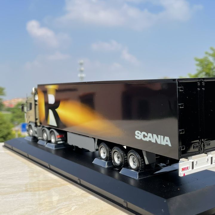 1-50-scania-r420รถพ่วงรถบรรทุกหนักรุ่น-diecast-ล้อแม็ก