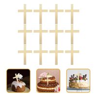 12Pcs Multipurpose Birthday Acrylic Baptism Cupcake Toppers First Communion Cupcake Toppers Cross Cake Topper