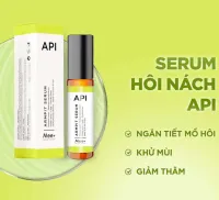 Serum khử mùi hôi nách Armpit Serum API Mee+ Natural Vietnam, Son nách API, Lăn khử mùi ngăn tiết mồ hôi 72h 10ml - LIIN COMESTIC