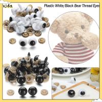 VJDA 20pcs/10pairs คุณภาพสูง สำหรับตุ๊กตา BJD DIY ตุ๊กตาทำหัตถกรรม ลูกตา ตาพลาสติก ของเล่นสัตว์เพื่อความปลอดภัย