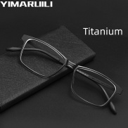 KatKani 2022 Neue Mode Brillen Komfortable Retro Ultra Licht Quadrat Titan