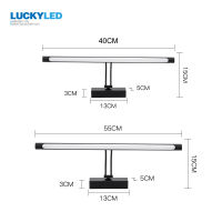 LUCKYLED Led Bathroom Light Wall Lamp 8W 12W AC85-265V Modern Led Mirror Light Waterproof Wall Mounted Wall light Fixture