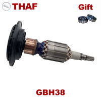 AC220V-240V Armature Rotor Anchor สำหรับ Rotary Hammer GBH38 GBH540DCE GSH4