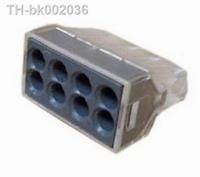 ﹉♞☬ 20pcs/lotNEW 773-108 Push Wire Wiring Connector For Junction Box 8 pin Conductor Terminal Block x AWG 18-12