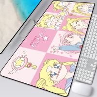 Pink Sailor Moon landscape Mouse Pad to Mouse Gaming Mousepad XL Large Gamer Keyboard PC Desk Mat Computer Tablet Mouse Pad