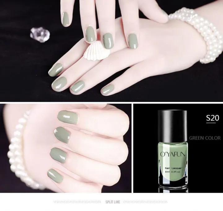 OYAFUN Kuteks Peel Off Halal Kutek cat kuku muslimah Gel Nail polish