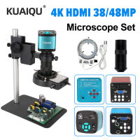 KUAIQU 2K 38MP 30FPS 1080P HDMI VGA USB อุตสาหกรรมอิเล็กทรอนิกส์ดิจิตอลกล้องจุลทรรศน์ห้องแล็บกล้อง Biological สเตอริโอ C-กล้องติดตั้งเครืองมือซ่อมโทรศัพท์