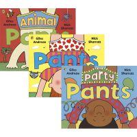 Pants party pants animal pants underpants topic 3 volumes of early childhood sex education enlightenment childrens English reading materials and behavior habits to develop picture books and original English books