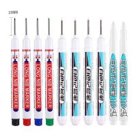 Oily Waterproof Deep Hole Tool Marker Pen Set Bathroom Woodworking Decoration Multi-purpose Long Head Markers White 20mm