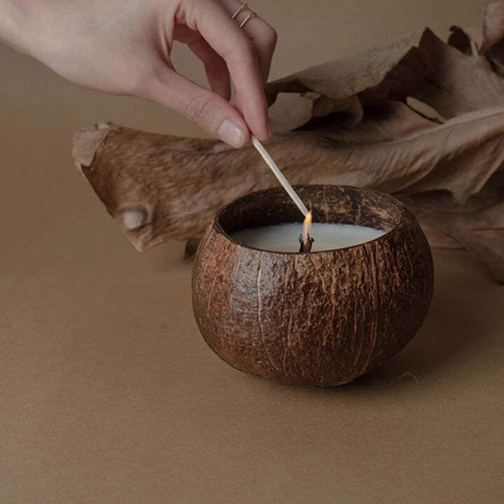 organizer-desk-no-bowl-home-natural-decor-coconut-candle-shell